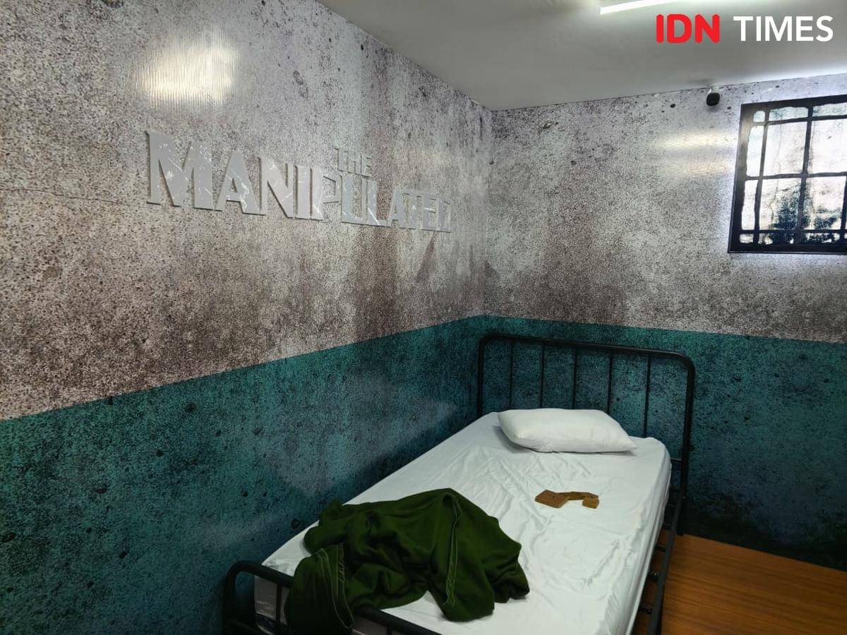 Potret instalasi The Manipulated di Jakarta