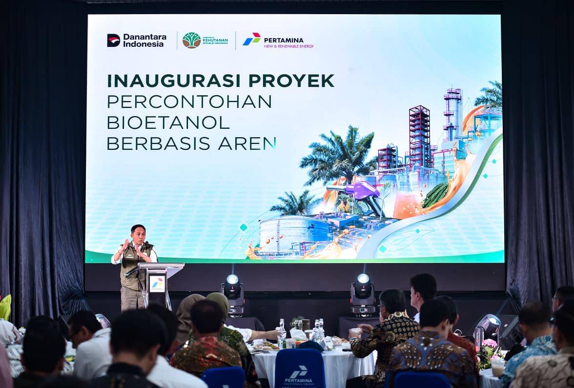 Pilot Project Bioetanol Aren di lingkungan Pertamina Geothermal Energy (PGE) Kamojang (dok. Kemhut)