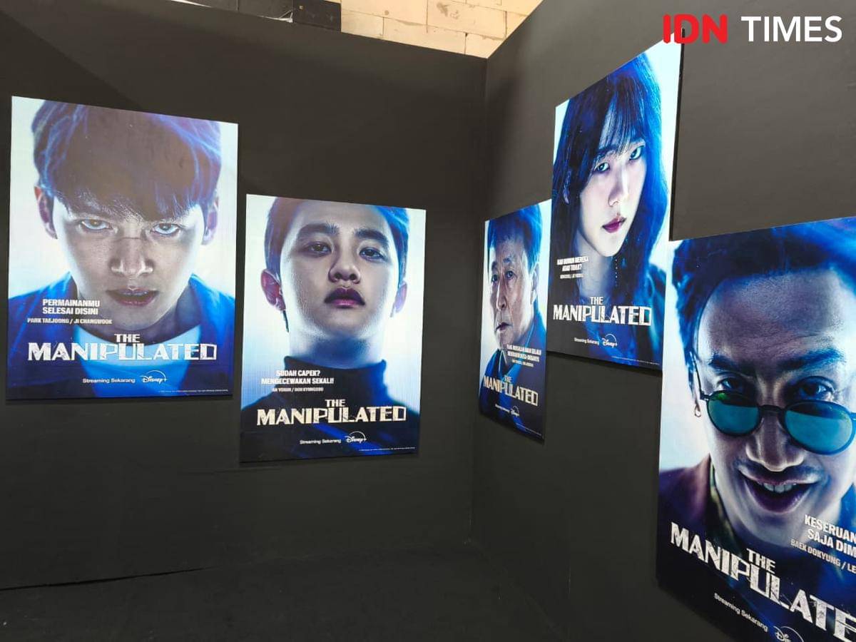 Potret instalasi The Manipulated di Jakarta