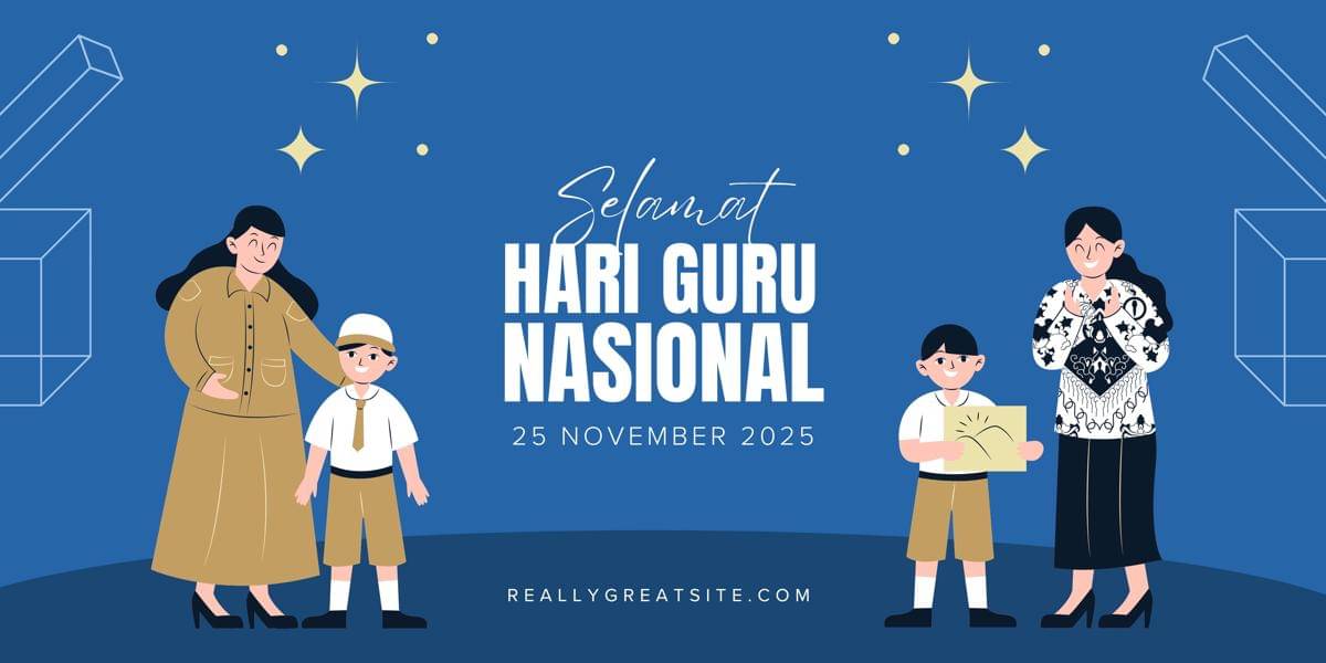 Spanduk Hari Guru Nasional 2025