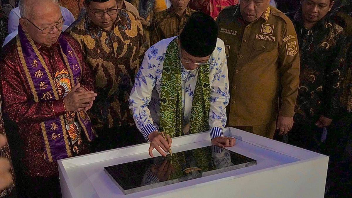 Menteri Agama (Menag), Nasaruddin Umar, meresmikan Sekolah Tinggi Agama Khonghucu Indonesia (SETIAKIN) (dok. Istimewa)