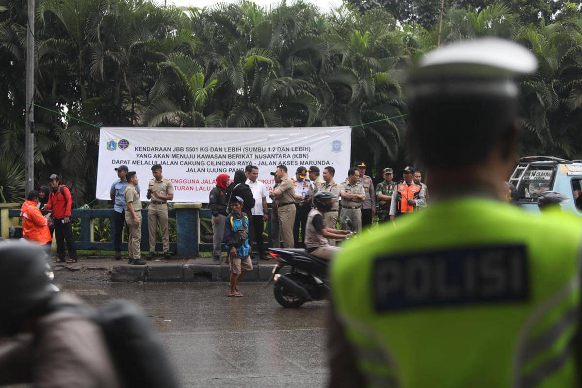 Pemkot Jakarta Utara terapkan jam operasional truk/dok Pemkot Jakut 