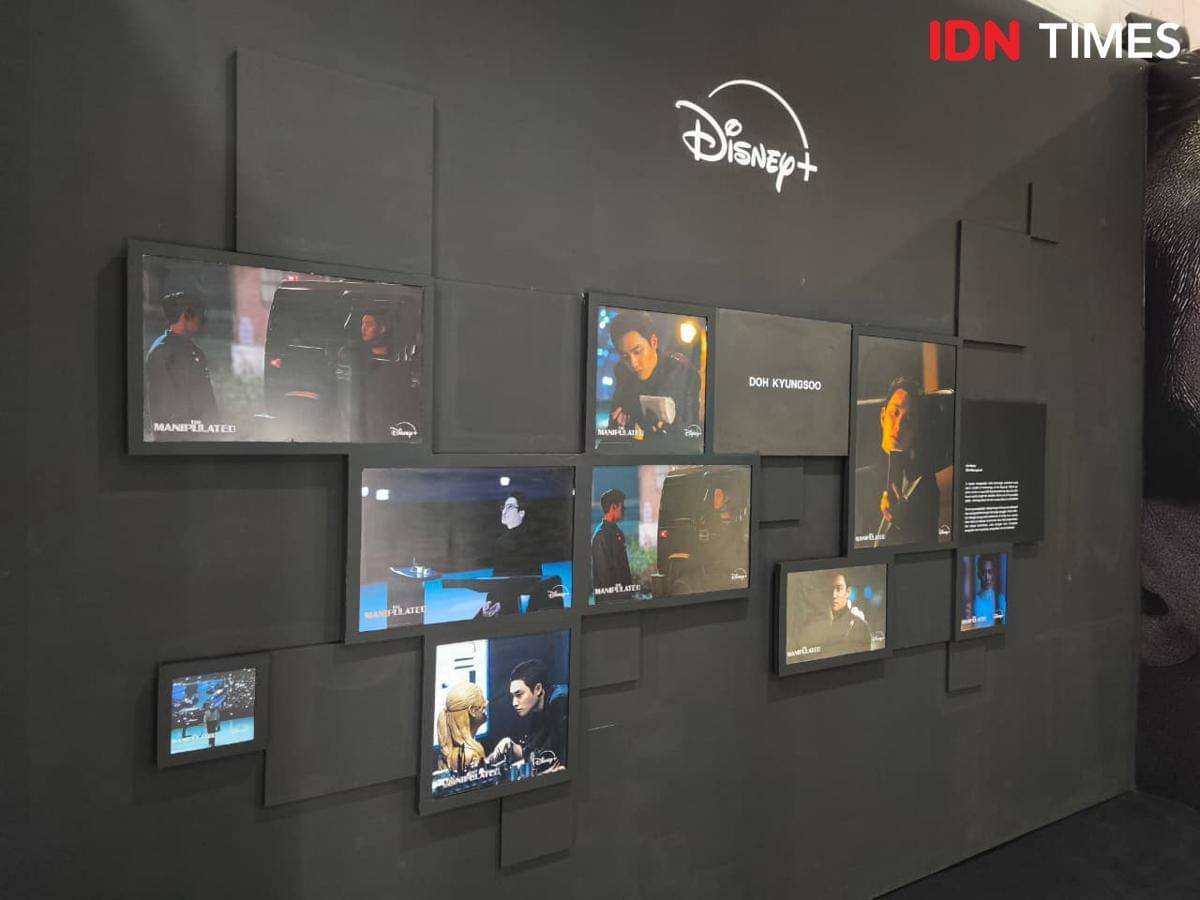 Potret instalasi The Manipulated di Jakarta