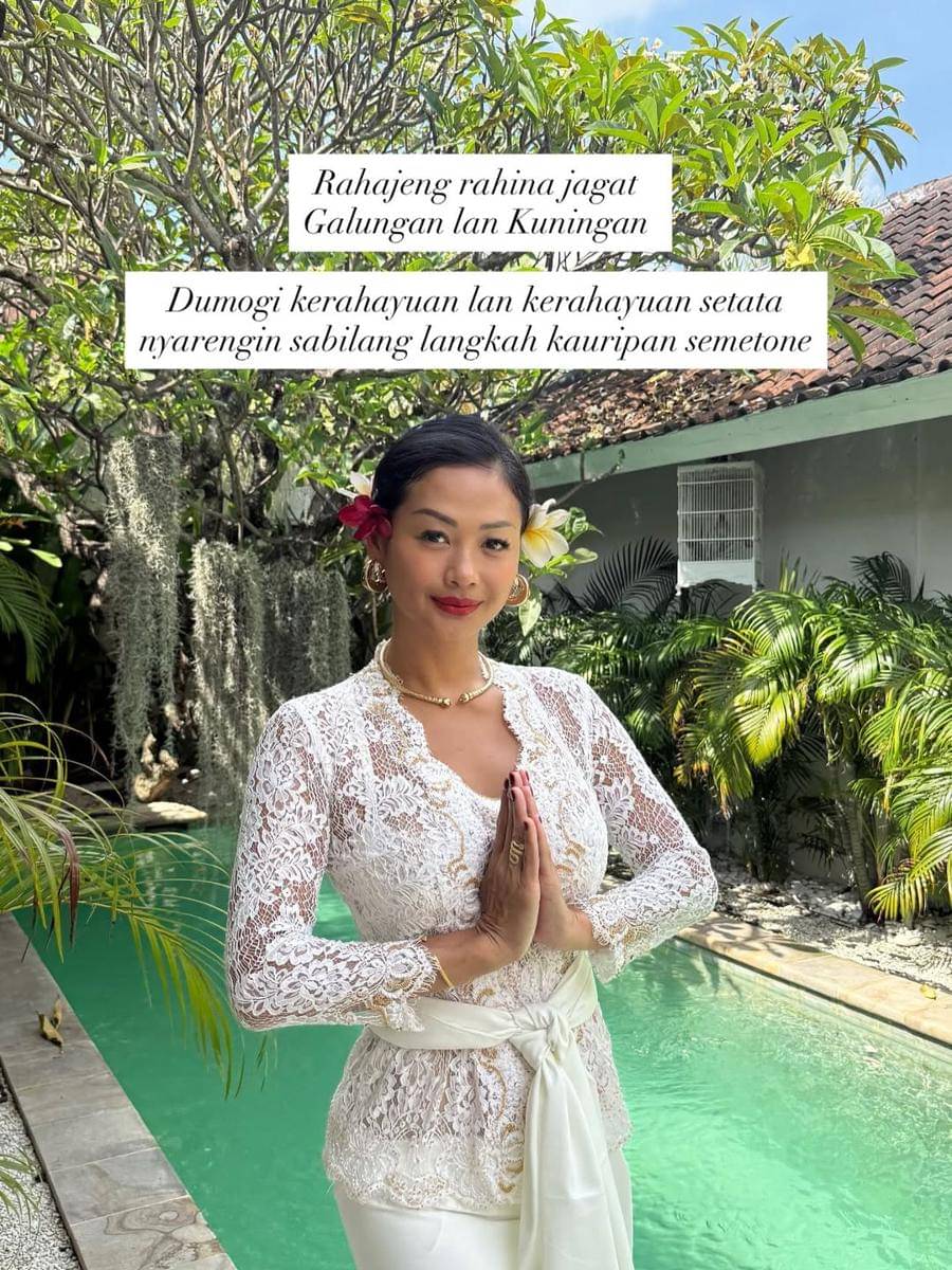 artis rayakan Galungan 2025