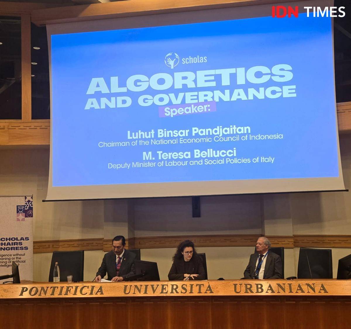 Konferensi Internasional ke-10, Scholas Chairs di Auditorium Pontifical Urbaniana University