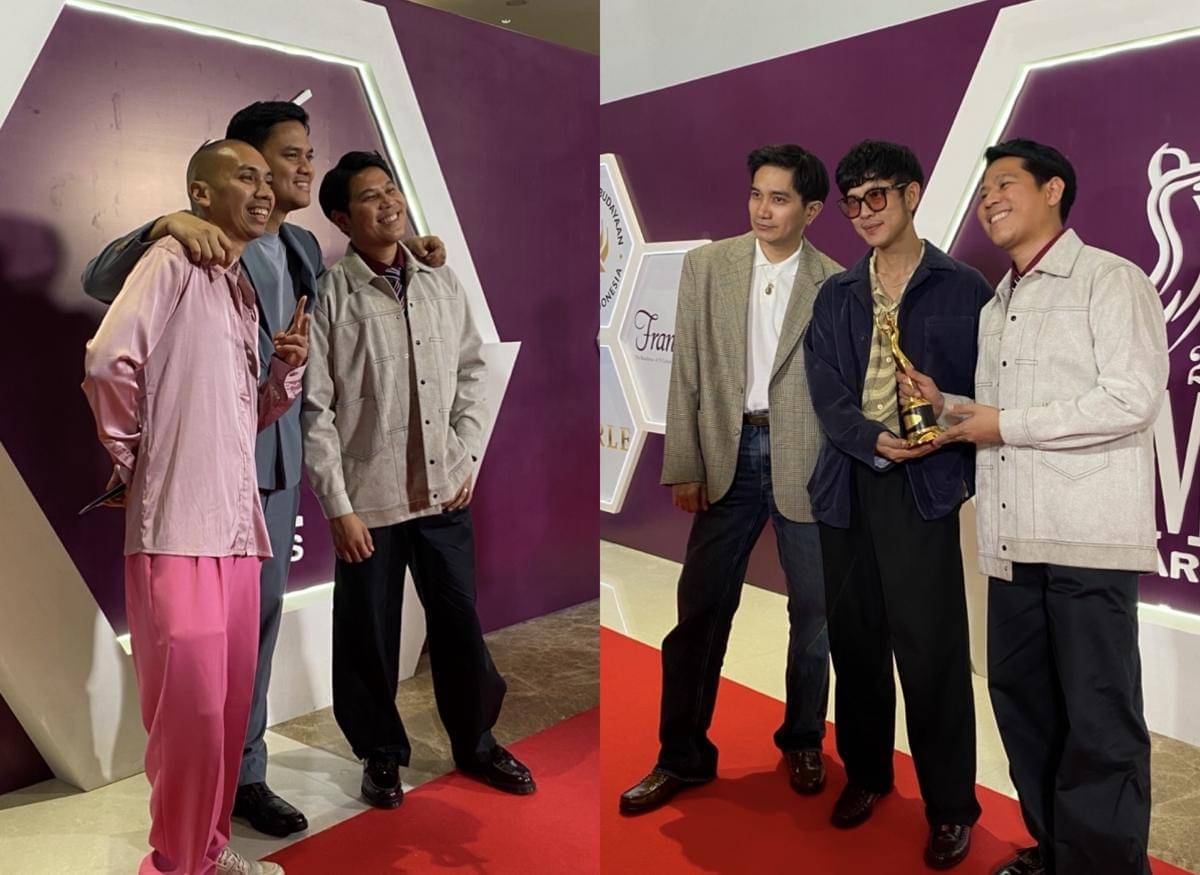 potret artis di red carpet AMI Awards 2025