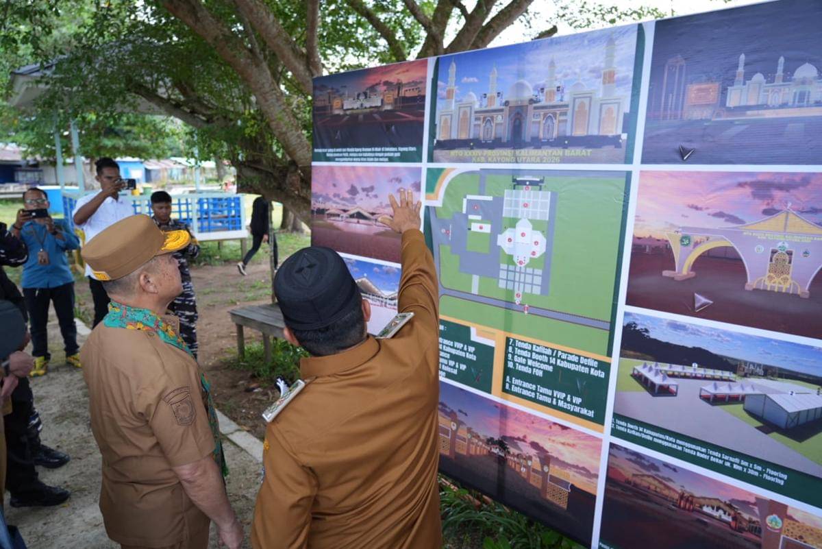 Lokasi Bandara Sukadana.