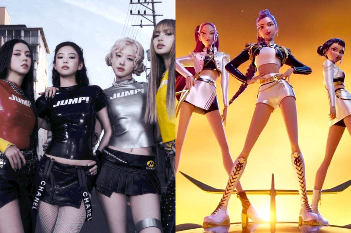 potret BLACKPINK dan HUNTR/X