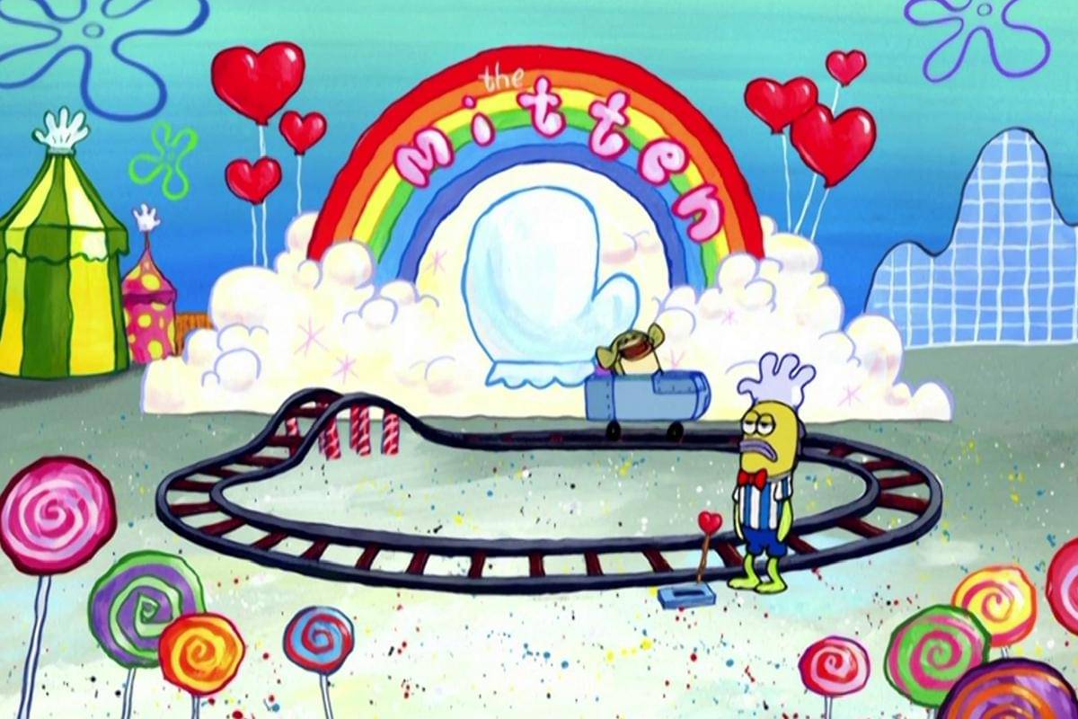 The Mitten, wahana roller coaster mini di Glove World