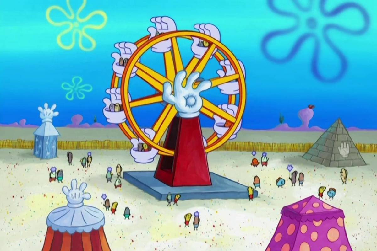 Glove Wheel, wahana yang mirip bianglala di dunia nyata