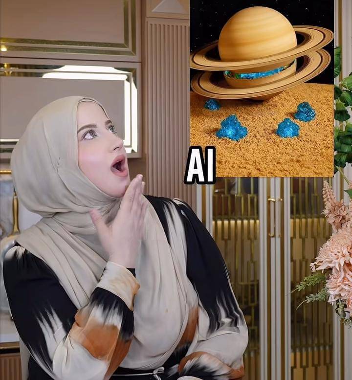 Tasyi Athasyia bikin kue AI planet Saturnus