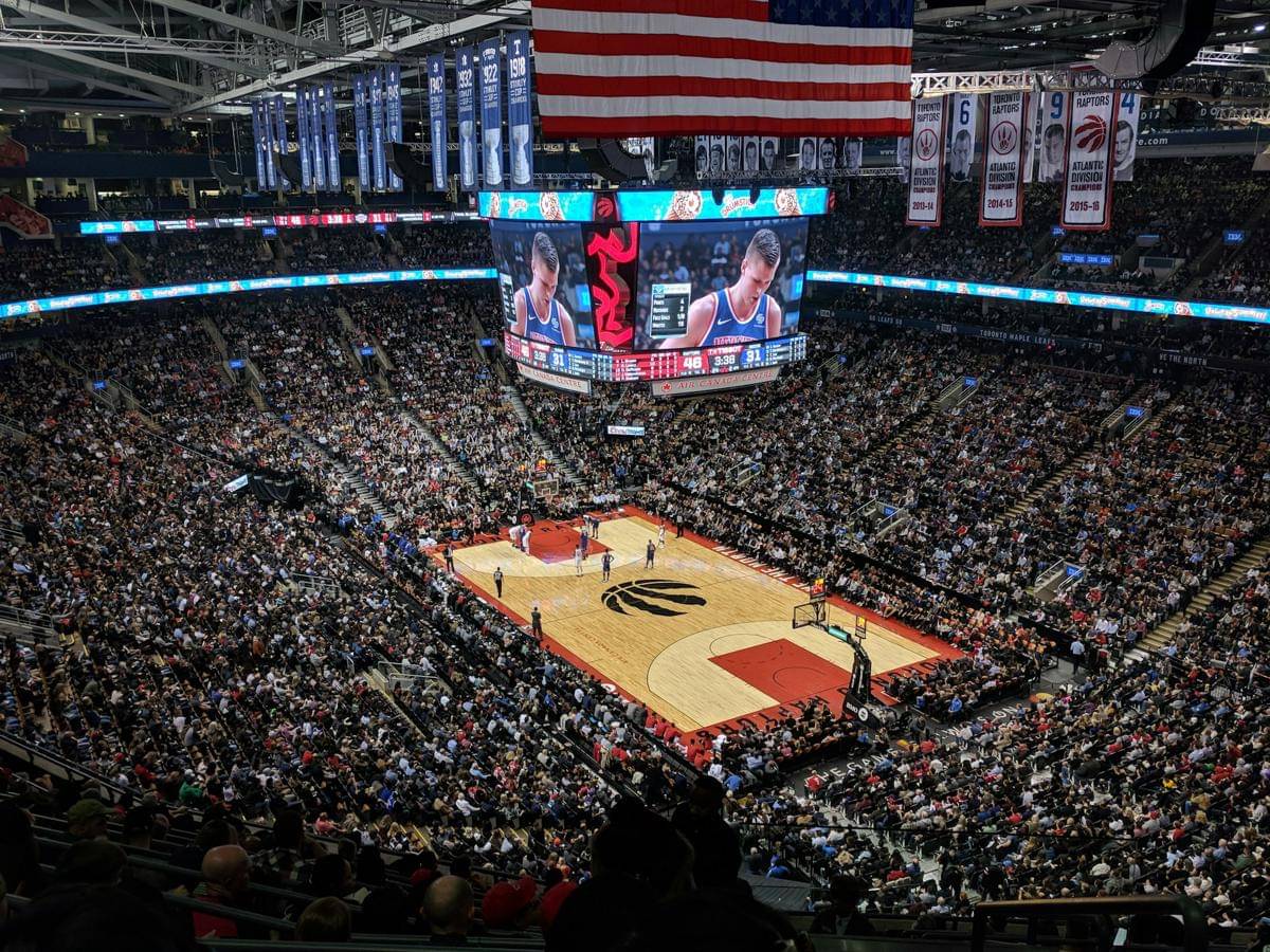 ilustrasi arena Toronto Raptors 