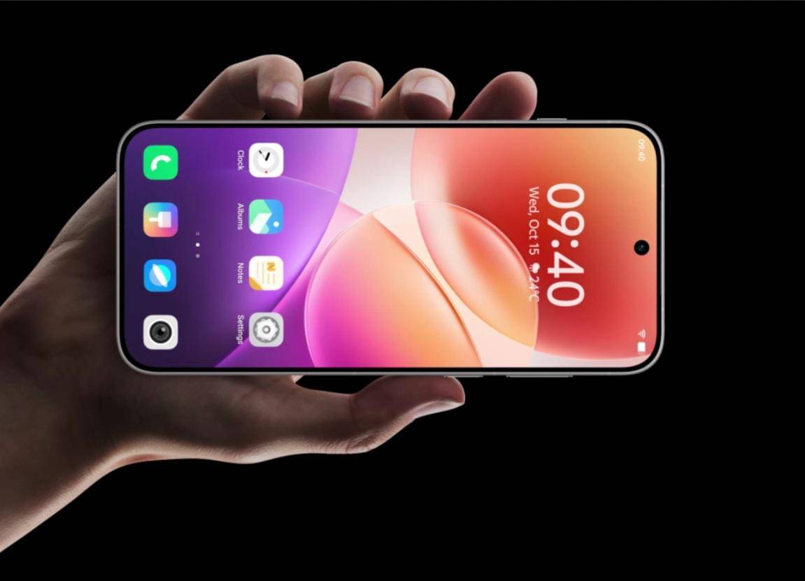 tampilan layar vivo X300 series