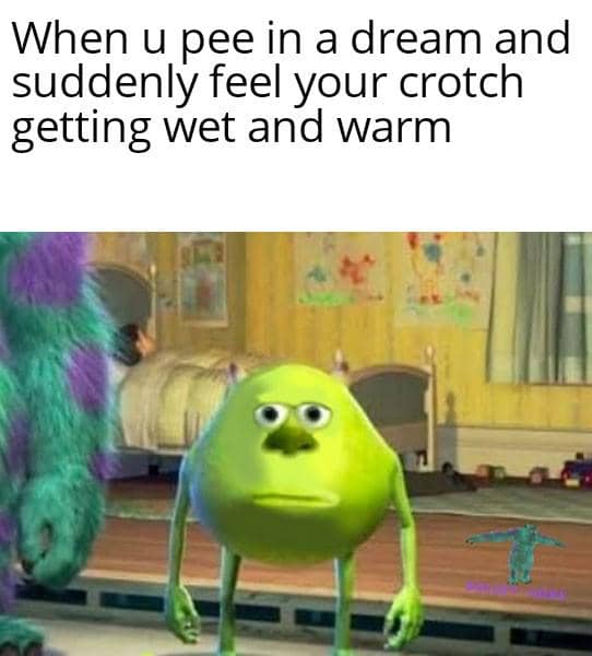 meme kartun tentang buang air kecil