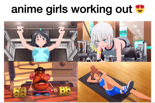 meme anime tentang olahraga