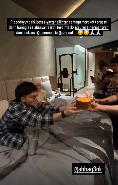 Kejutan Ultah ke-31 Atta Halilintar (instagram.com/aureliehermansyahatta)