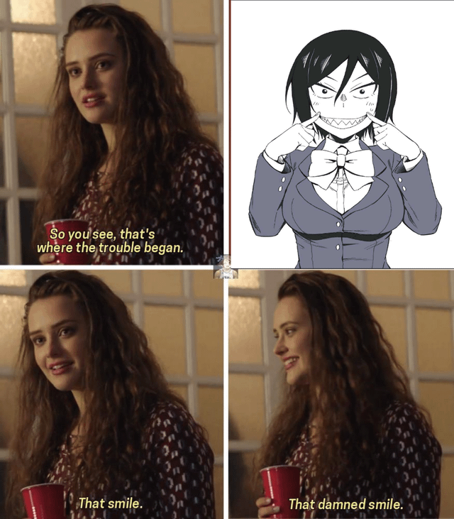 meme anime tentang hiu