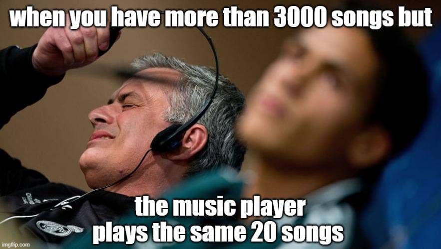 meme dengar lagu mode acak