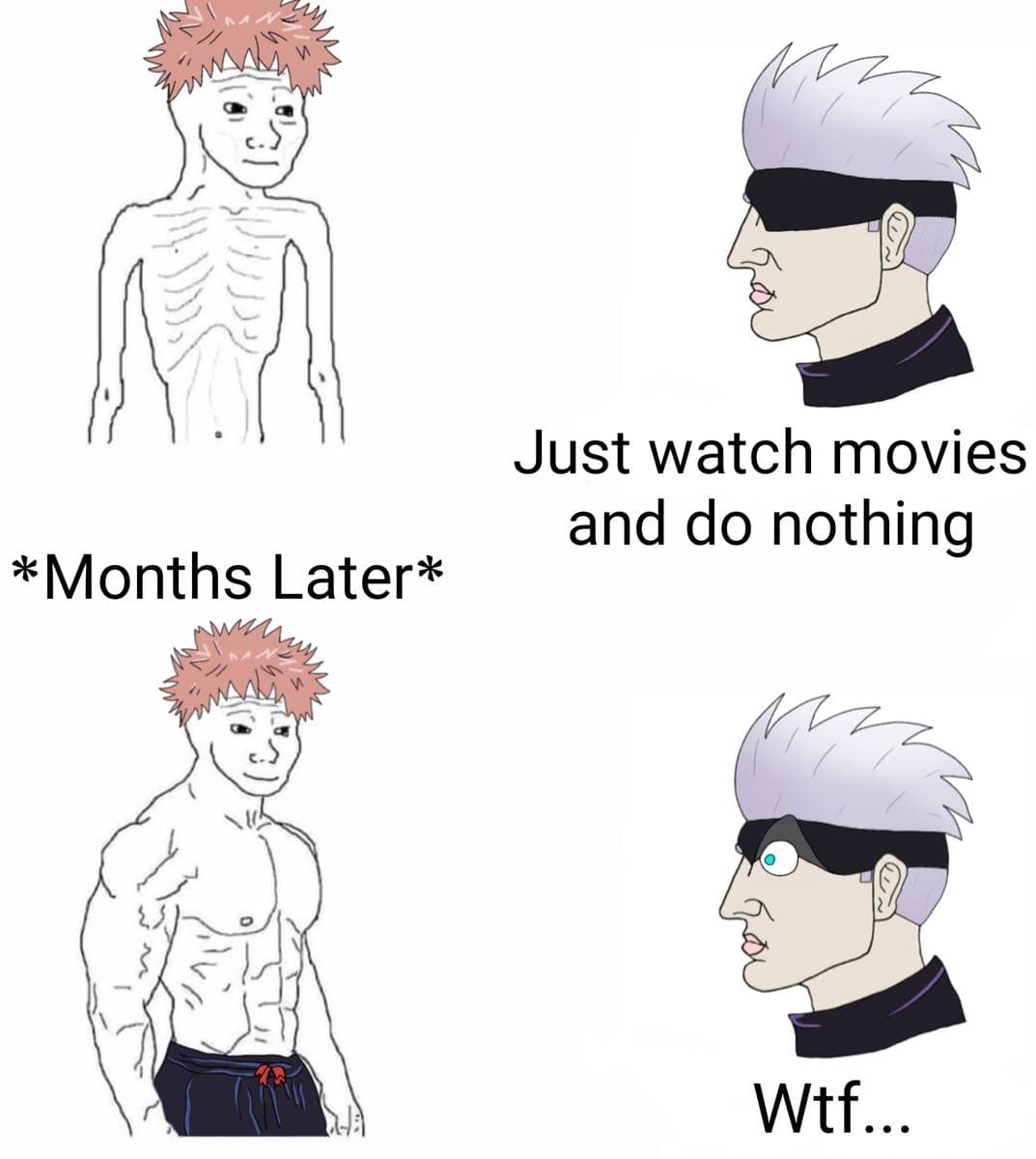 meme anime tentang olahraga