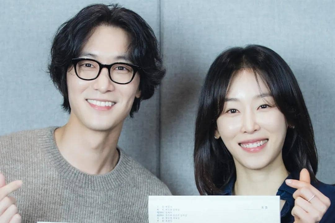 Chang Ryul dan Seo Hyun Jin di pembacaan naskah drama Love Me