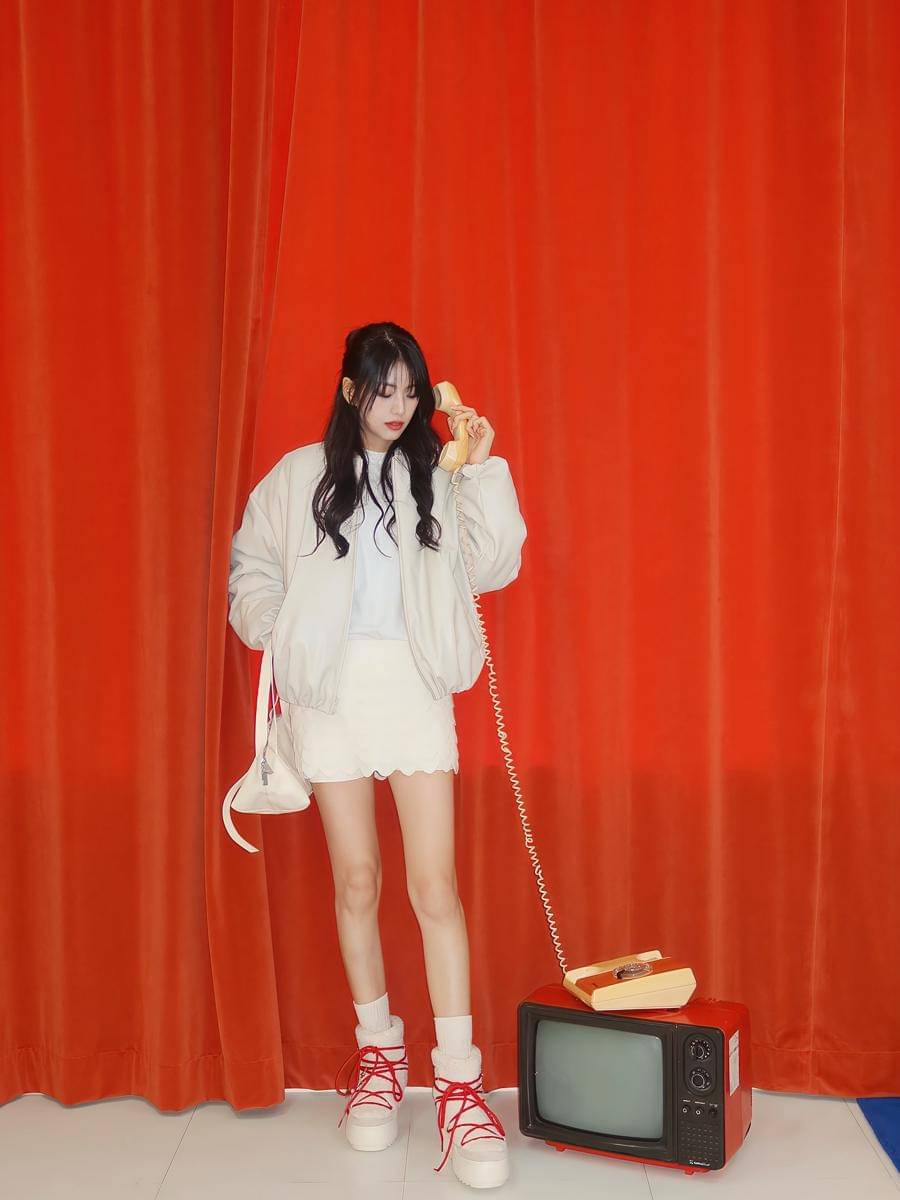 inspirasi OOTD Kim Ji Yoon