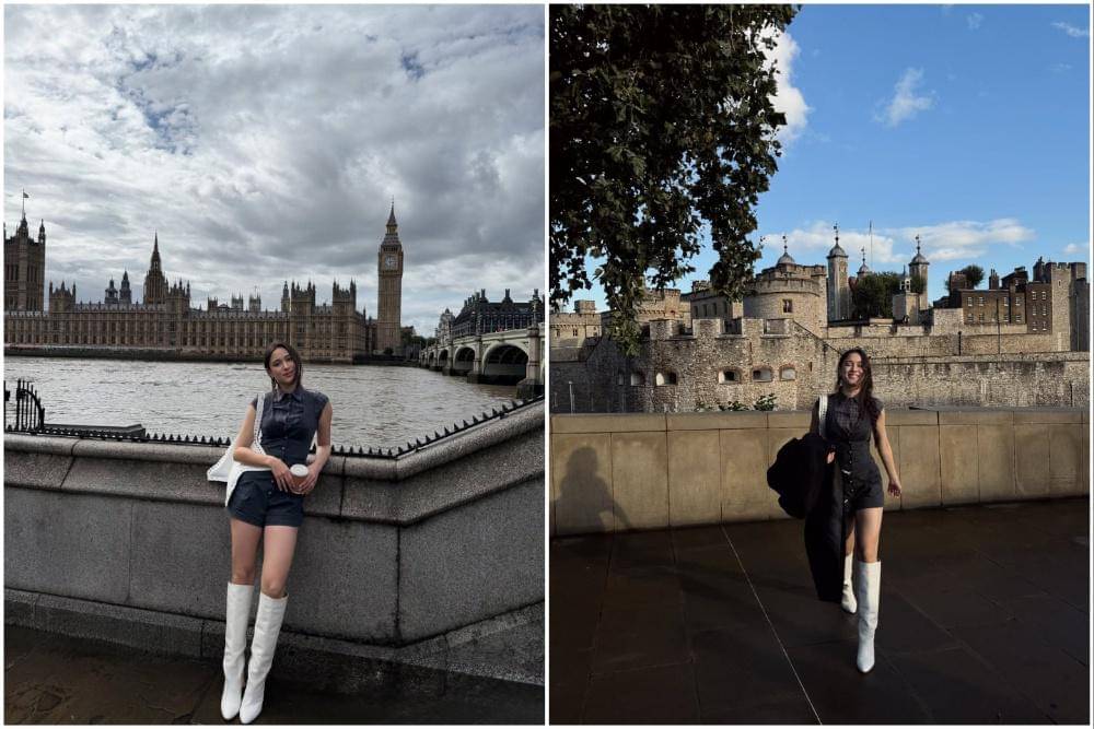 Yasmin Napper jalan-jalan di London.