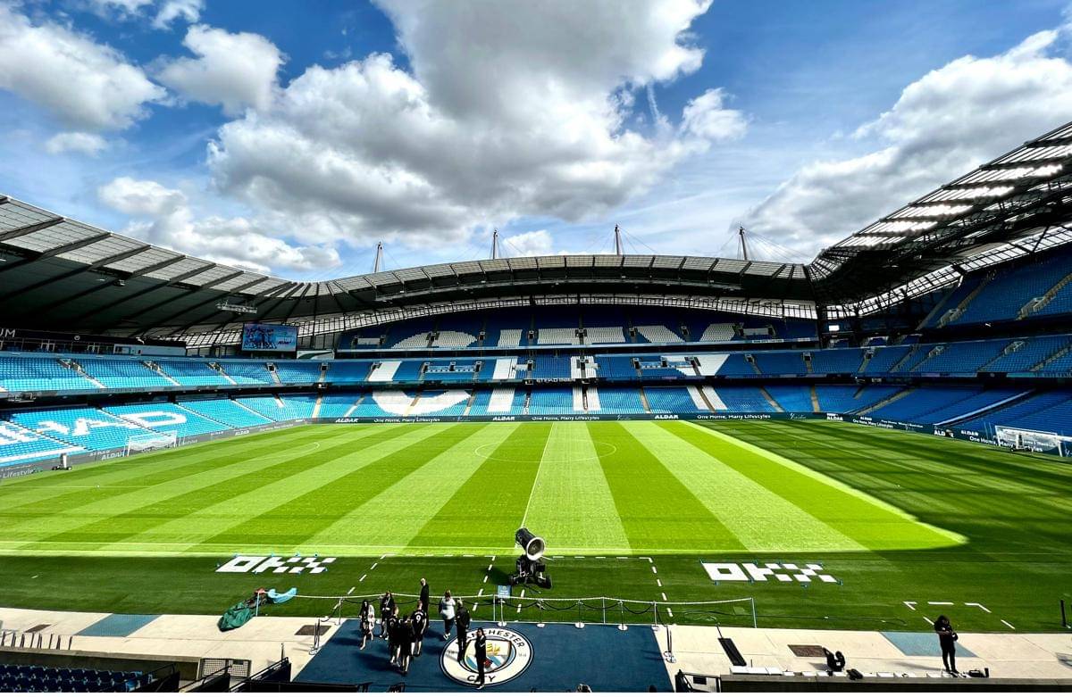 potret stadion Manchester CIty, Etihad Stadium 