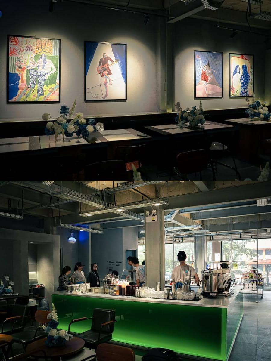 desain interior cafe K-Life