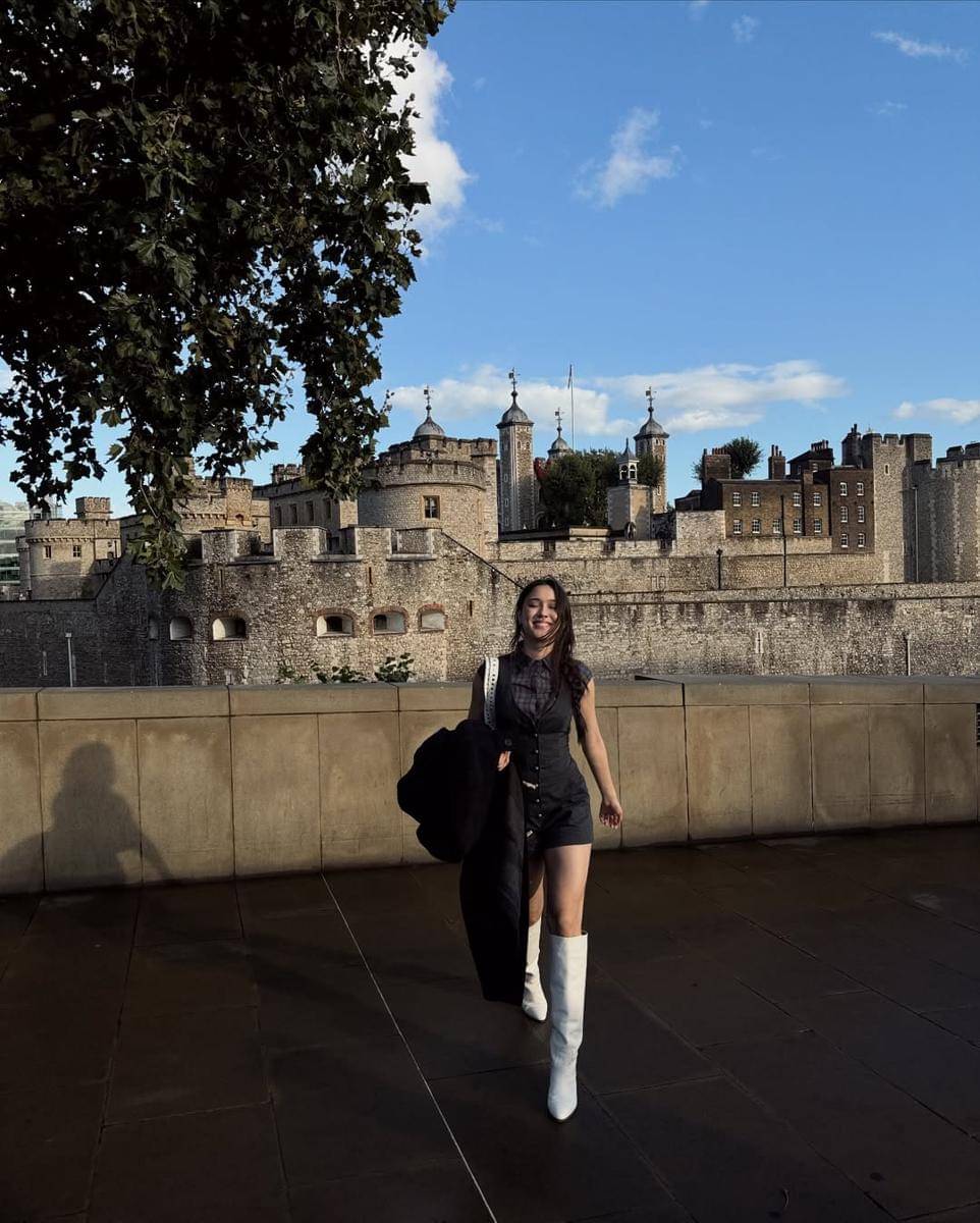 Yasmin Napper jalan-jalan di London.