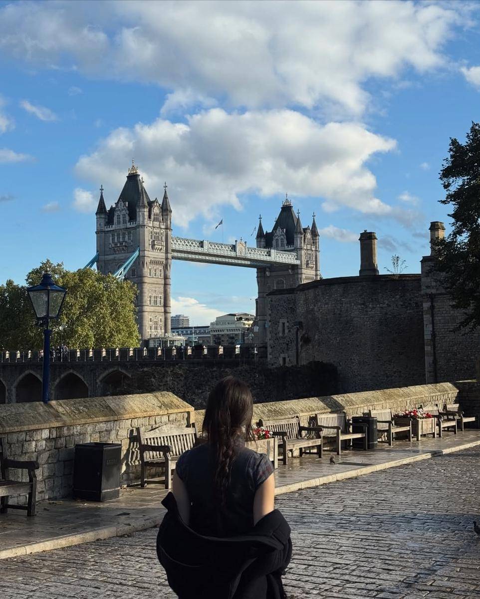 Yasmin Napper jalan-jalan di London.