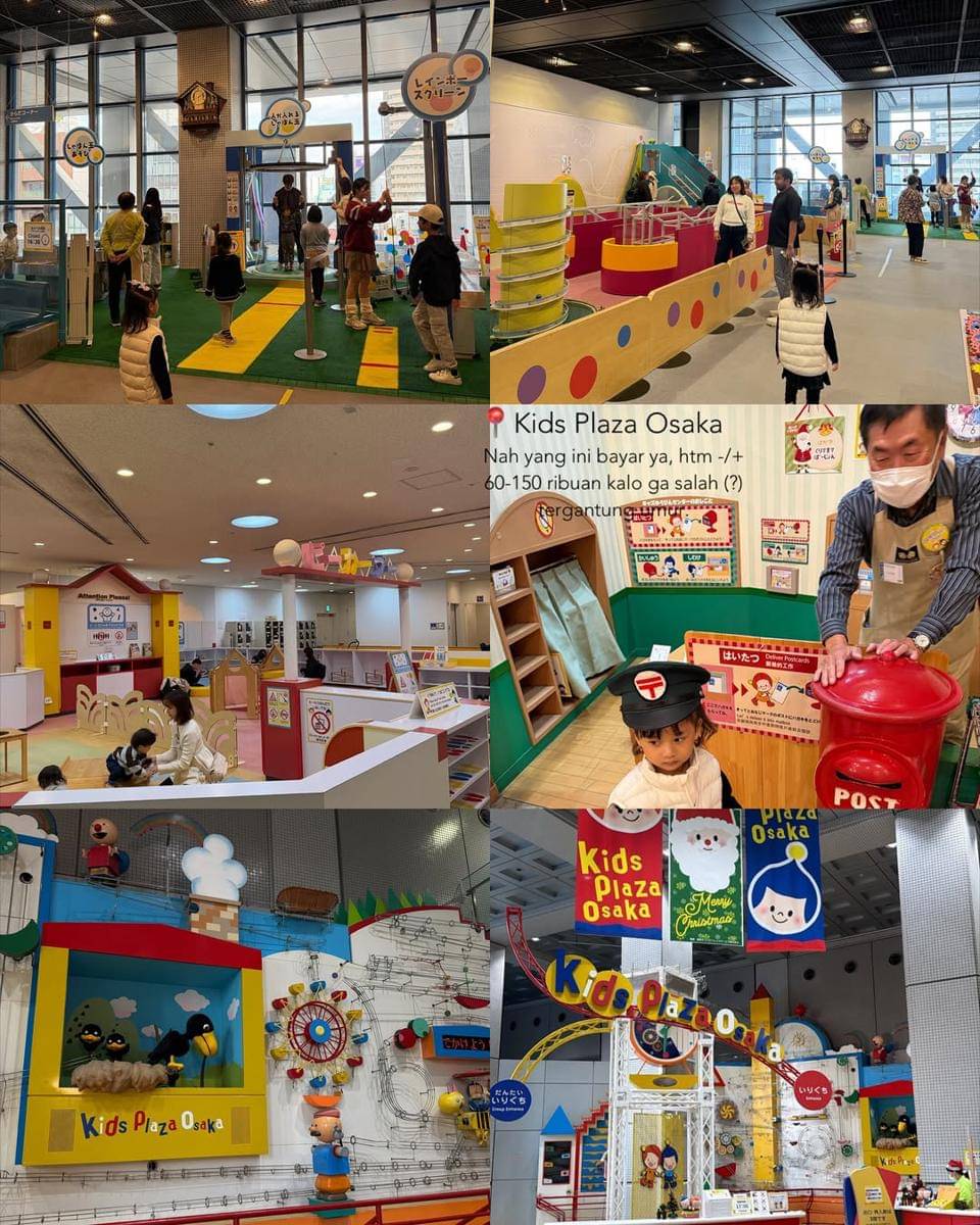 Potret Winona Willy ajak Anak Main di Playground yang ada di Jepang