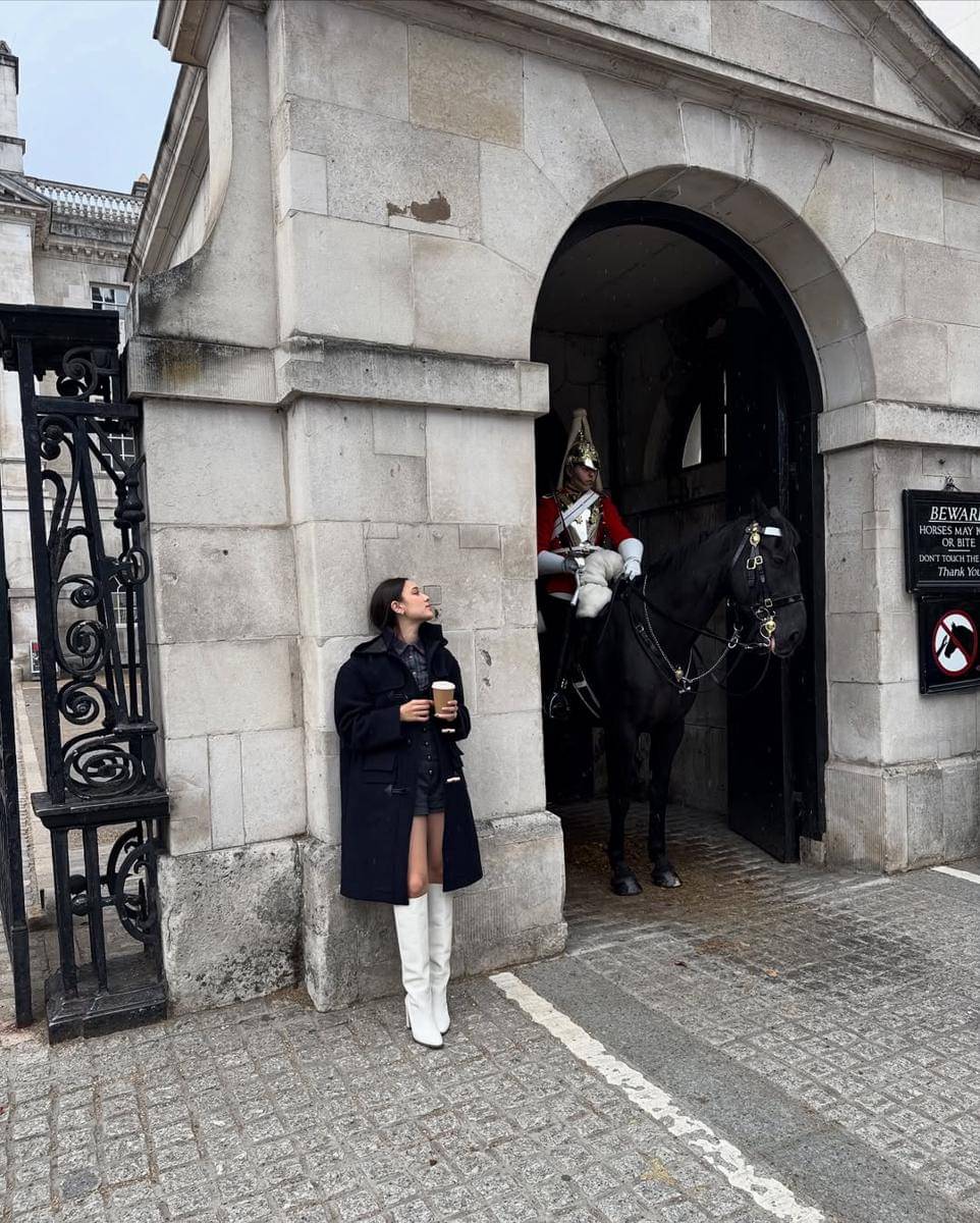 Yasmin Napper jalan-jalan di London.