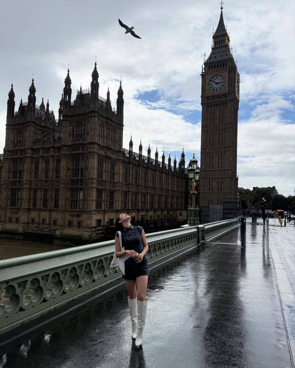 Yasmin Napper jalan-jalan di London.