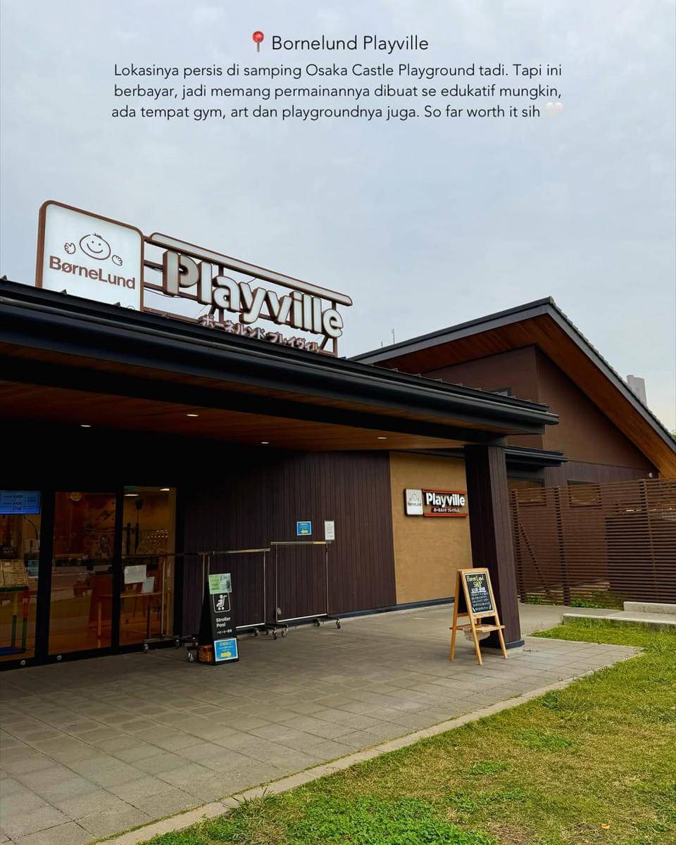 Potret Winona Willy ajak Anak Main di Playground yang ada di Jepang