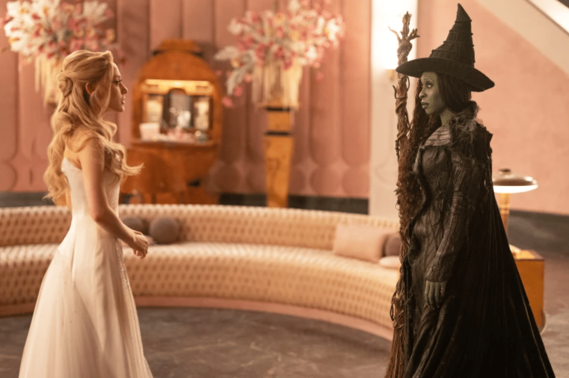 Elphaba dan Glinda dalam Wicked: For Good