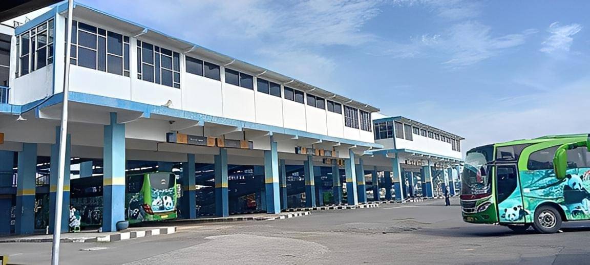 ilustrasi shelter bus antarkota Terminal Arjosari 
