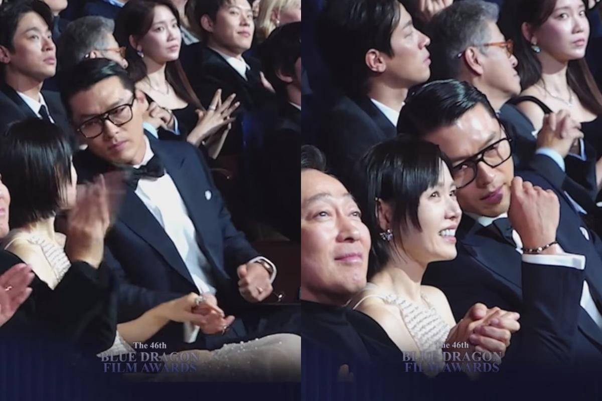 Hyun Bin dan Son Ye Jin di Blue Dragon Film Awards 2025