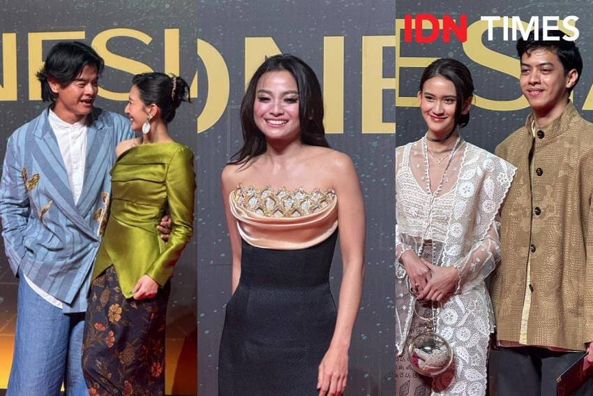artis di red carpet FFI 2025 pada Kamis (20/11/2025)