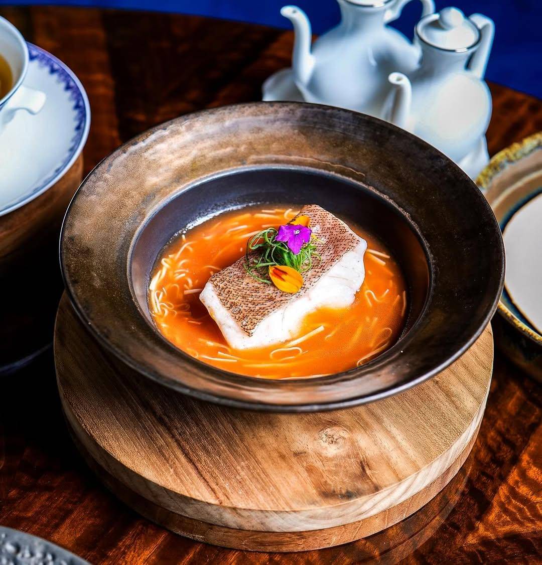 Potret menu di T’ang Court