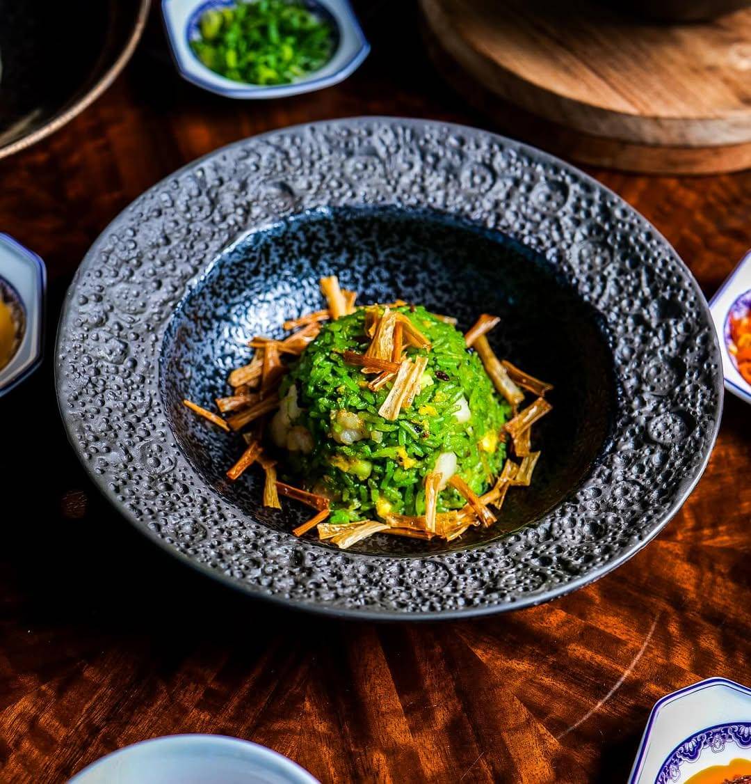 Potret menu di T’ang Court