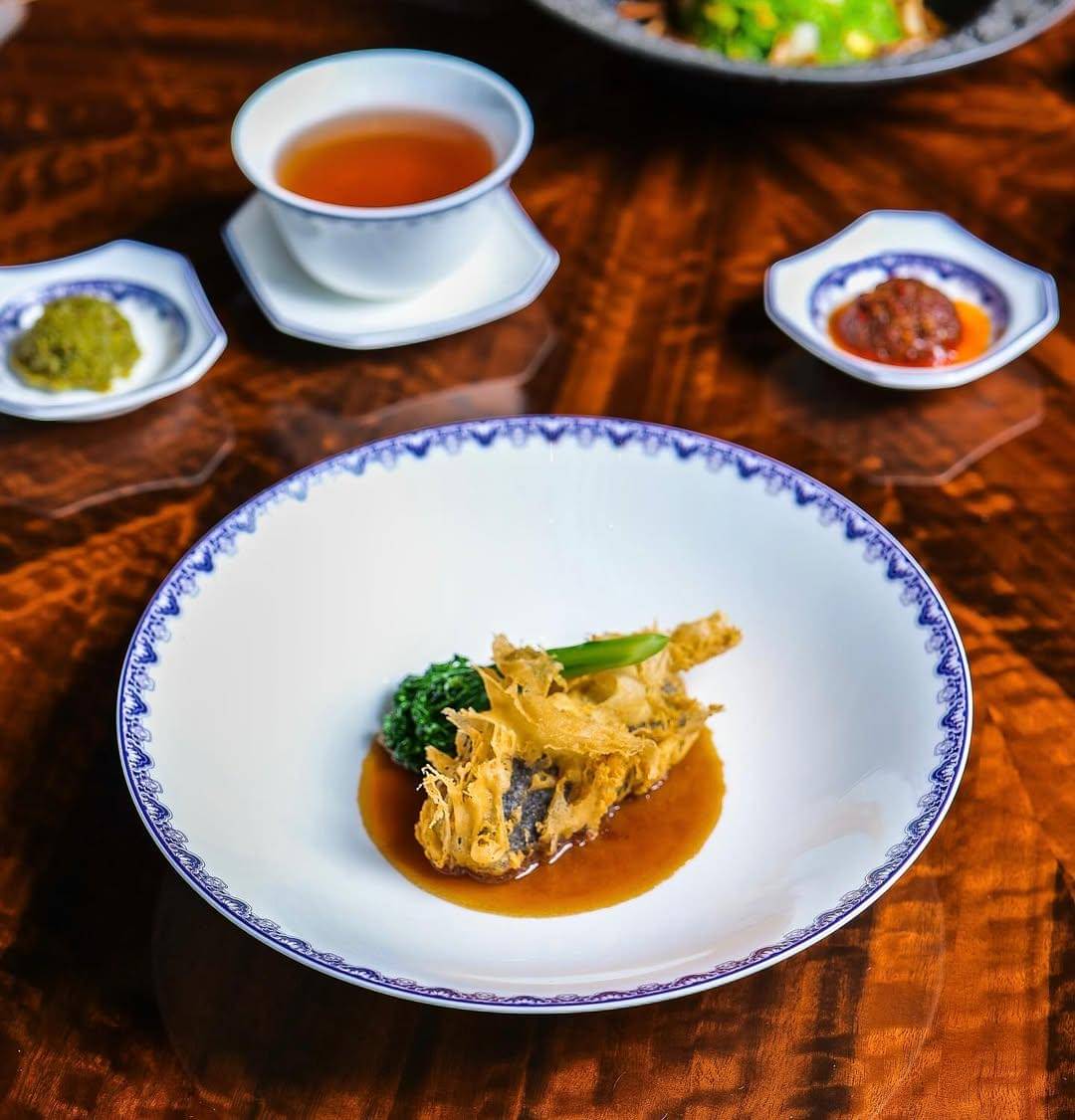 Potret menu di T’ang Court