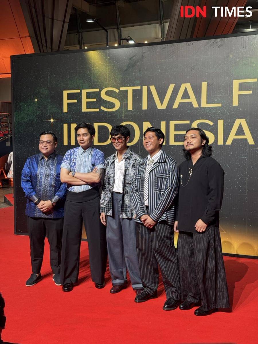 Laleilmanino di red carpet FFI 2025 pada Kamis (20/11/2025)