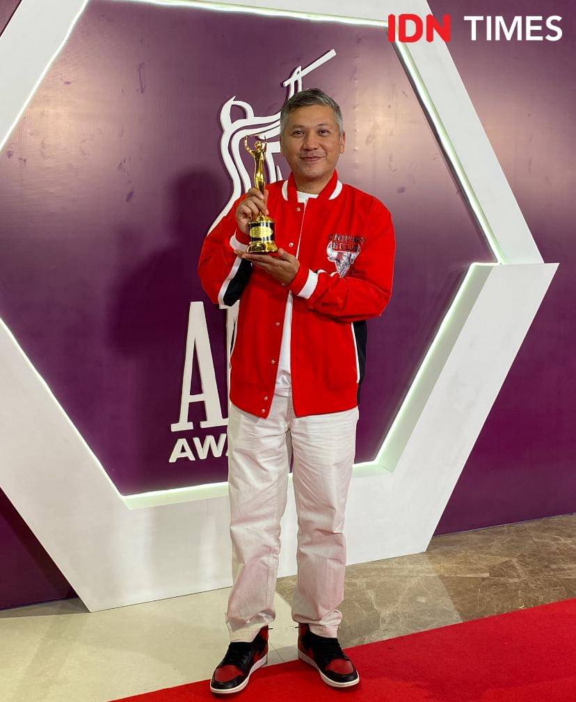 potret artis di red carpet AMI Awards 2025 (dok. IDN Times/Rani Asnurida)