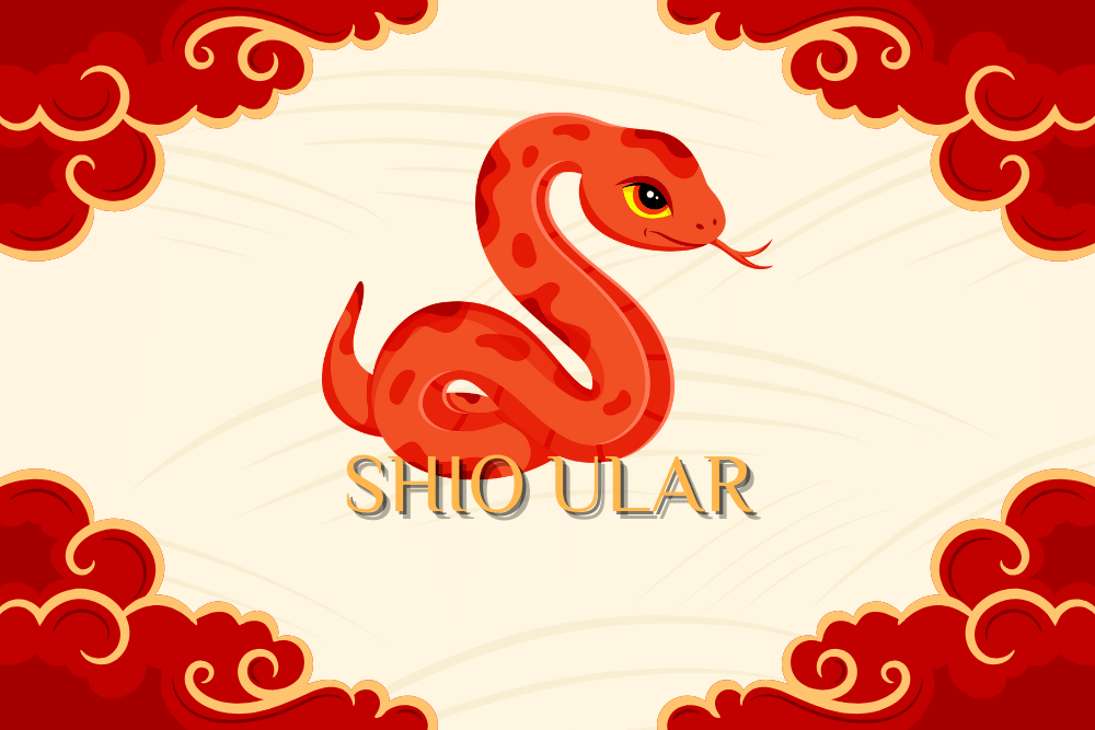 ilustrasi shio Ular (canva.com/Astri Amalia)