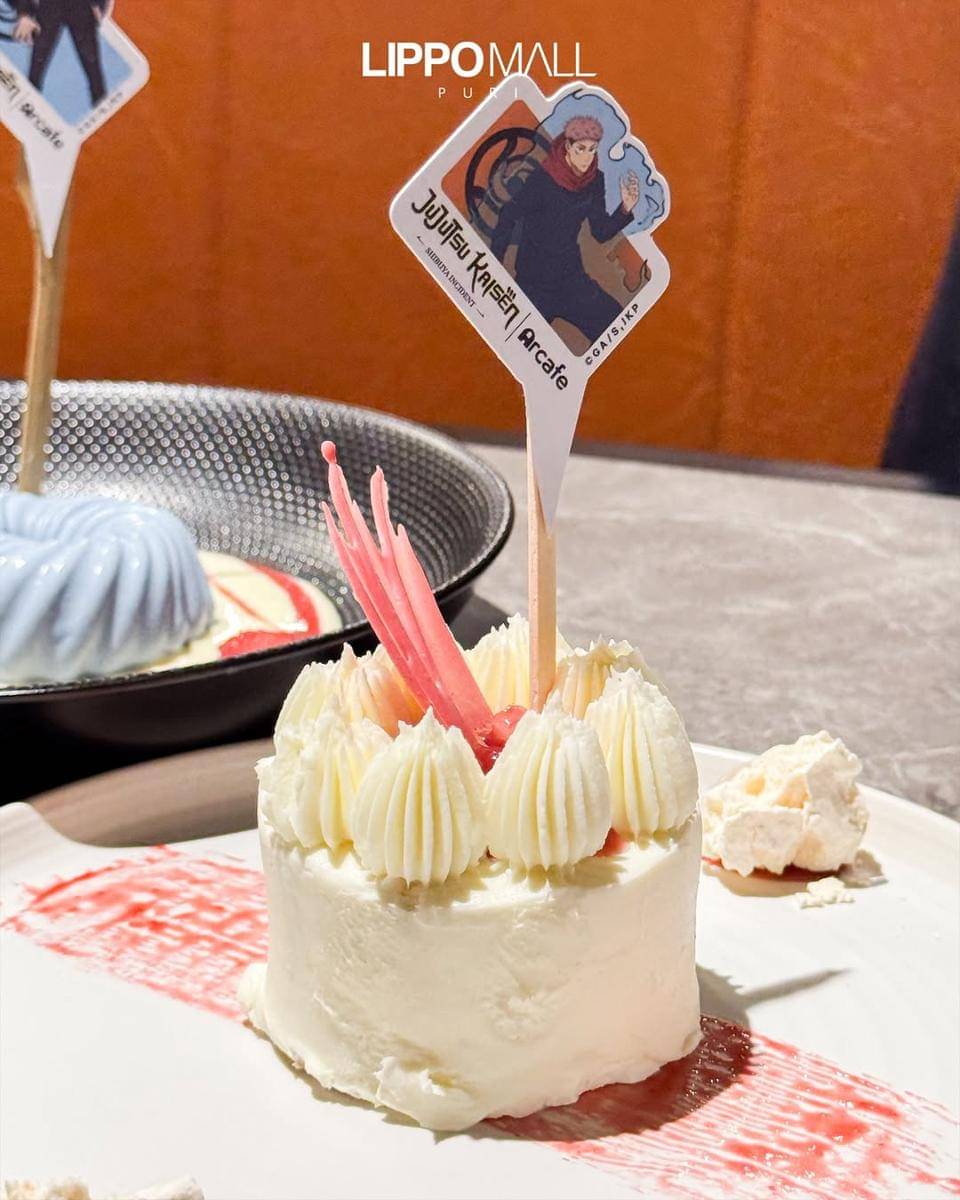 menu di Jujutsu Kaisen Cafe Indonesia 