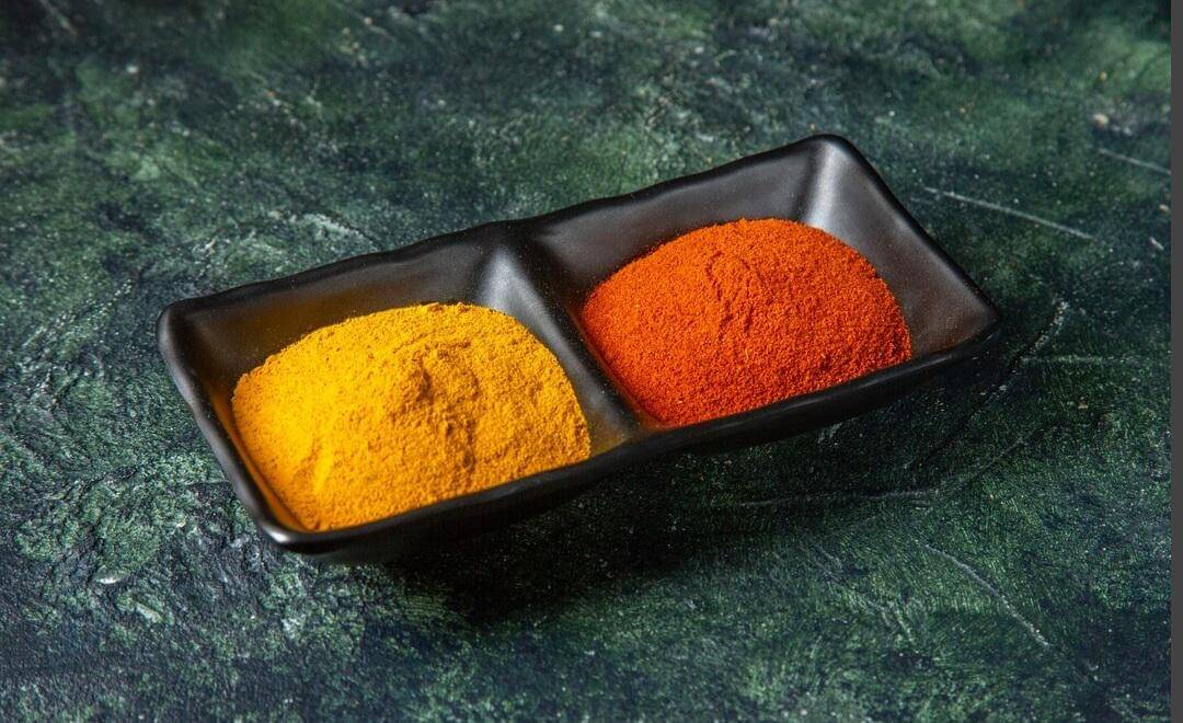 ilustrasi bubuk kari