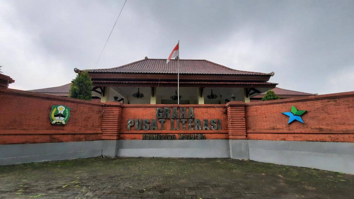 Graha Pusat Literasi Kecamatan Plaosan ini bakal dimanfaatkan untuk Sekolah Rakyat Rintisan. IDN Times/Riyanto.