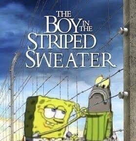 meme SpongeBob tentang sweater