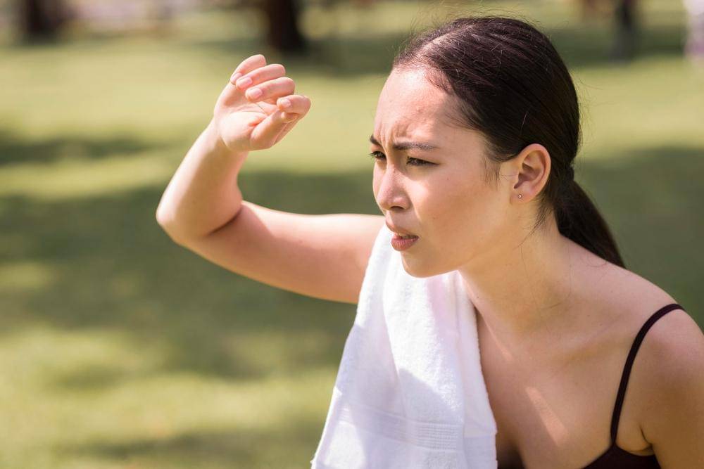 Ilustrasi seseorang kegerahan