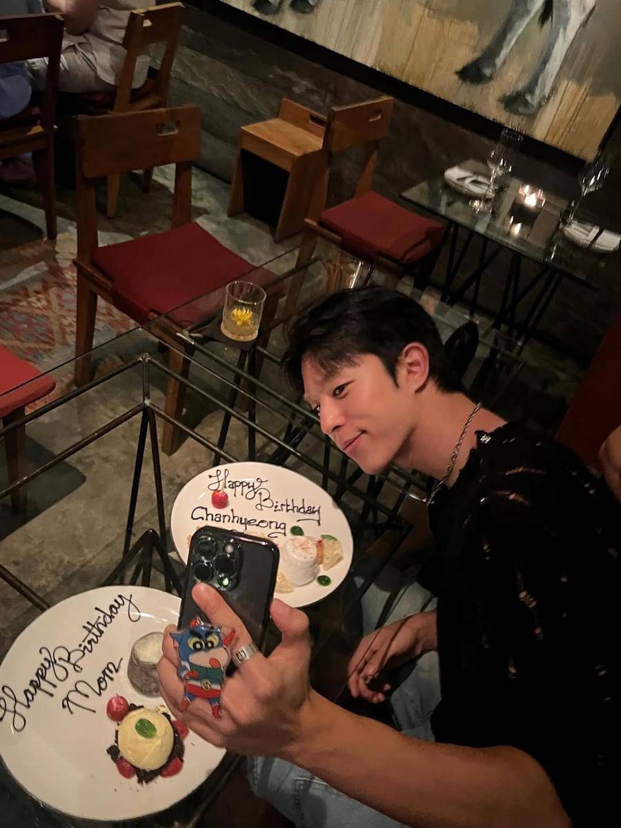 potret aktor Lee Chan Hyeong liburan di Bali